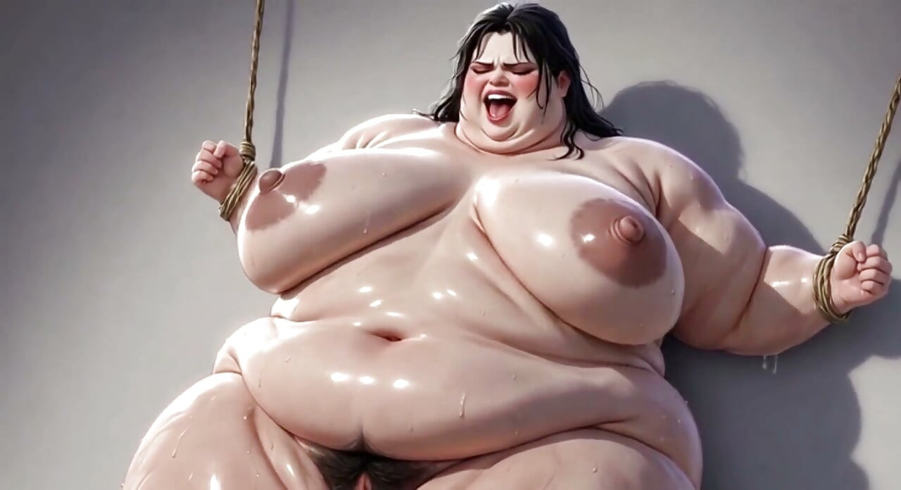 Obesa SSBBW amarrada apertada - extremamente excitada e implorando por pau