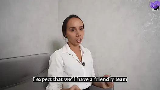 Boss Fucks Secretary During Interview - Pantera Nika