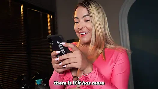 A busty blonde realizes just how big her sister's husband's cock is, so she decides to give it a try