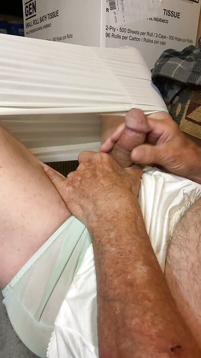 Playing in panties!