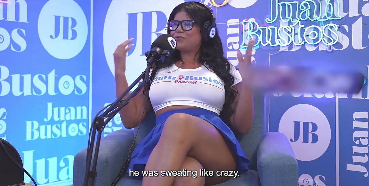 Giant Titted Latina Rosxanagutierrez Penetrated by the Fuck Machine on Juan Bustos Podcast