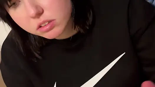 18 Year Old Loves to Suck in Kitchen