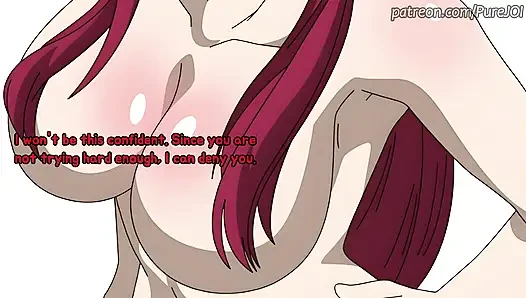 Get Erza Scarlet's paizuri as a reward for being her obedient boy (JOI)
