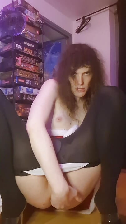 Bara en god Chrismas, använder en dildo för att njuta av min röv