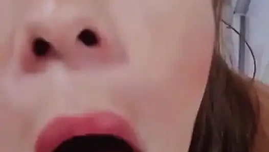 Joi guided handjob - crot di mulut kecilku - sofia felix