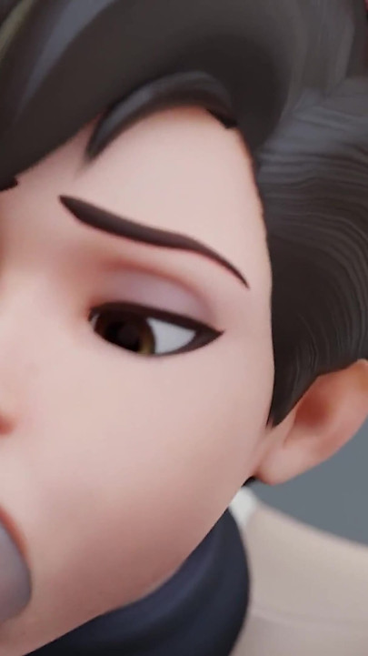 Tracer Got Bored with Guys - Tight Hole Double Penetration 3D Overwatch Animation
