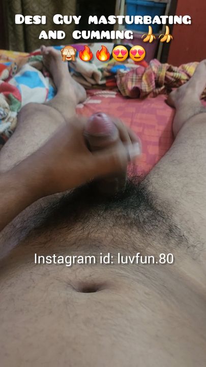 Desi Guy Full Naked Masturbating on Bed ❤️