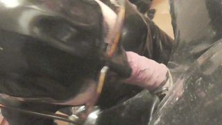 anondesire heavy rubber masturbation and blowjob