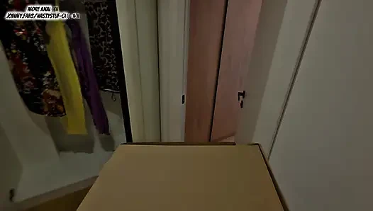 No Dough for Pizza - Thick Asian MILF Pays with Her Ass