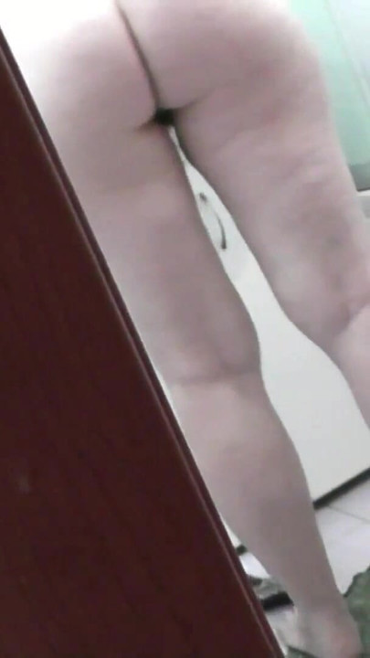 Mature Milf sexy brunette takes shower and asks her roommate guy to give towel for bathroom. Big natural tits Ass Pussy Close Up | Clip 2