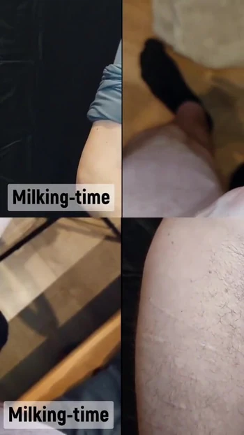 Memorable moment from "There's Dicks Everywhere! Split-Screen Cumpilation 2 (Milking-time)"