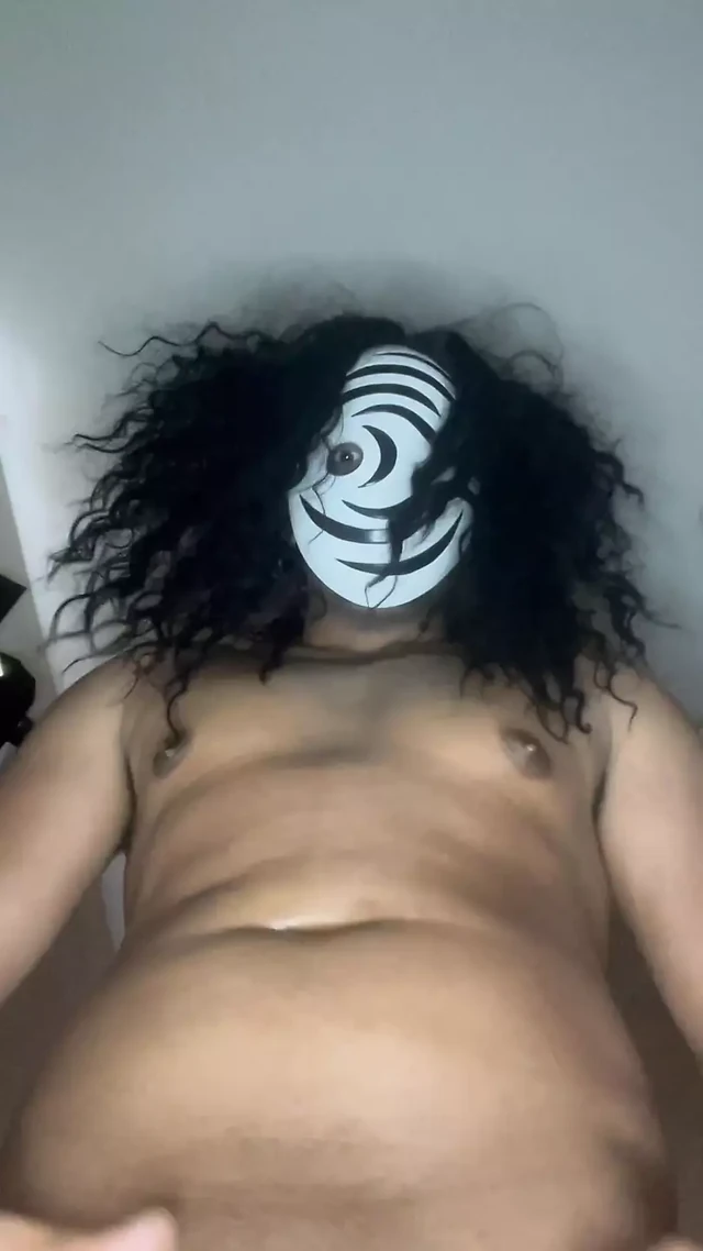 Obtio solo cosplay with oily cumshot