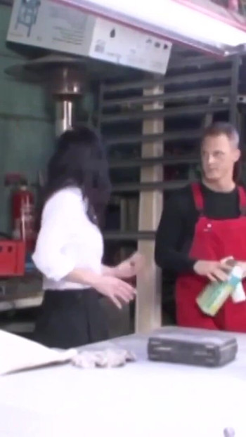 Powerful moment from "German couples fuck for pocket money in front of the camera"