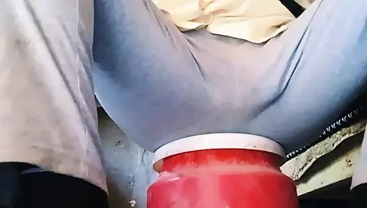 Yaşlı adam mastrubation 8 inç