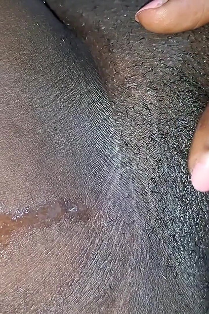 Five Fingers in the Wet Juicy Pussy Needing a Big Dick in It