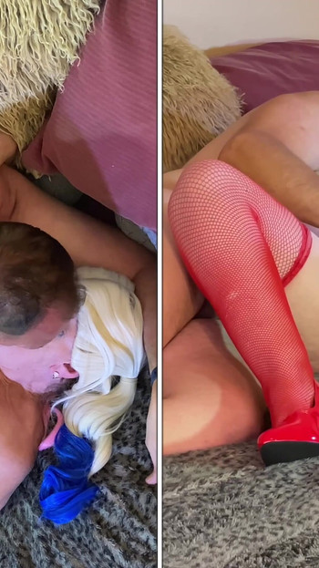 Baka Harley Quinn: Višestruko jebanje zle kurve vibratorom