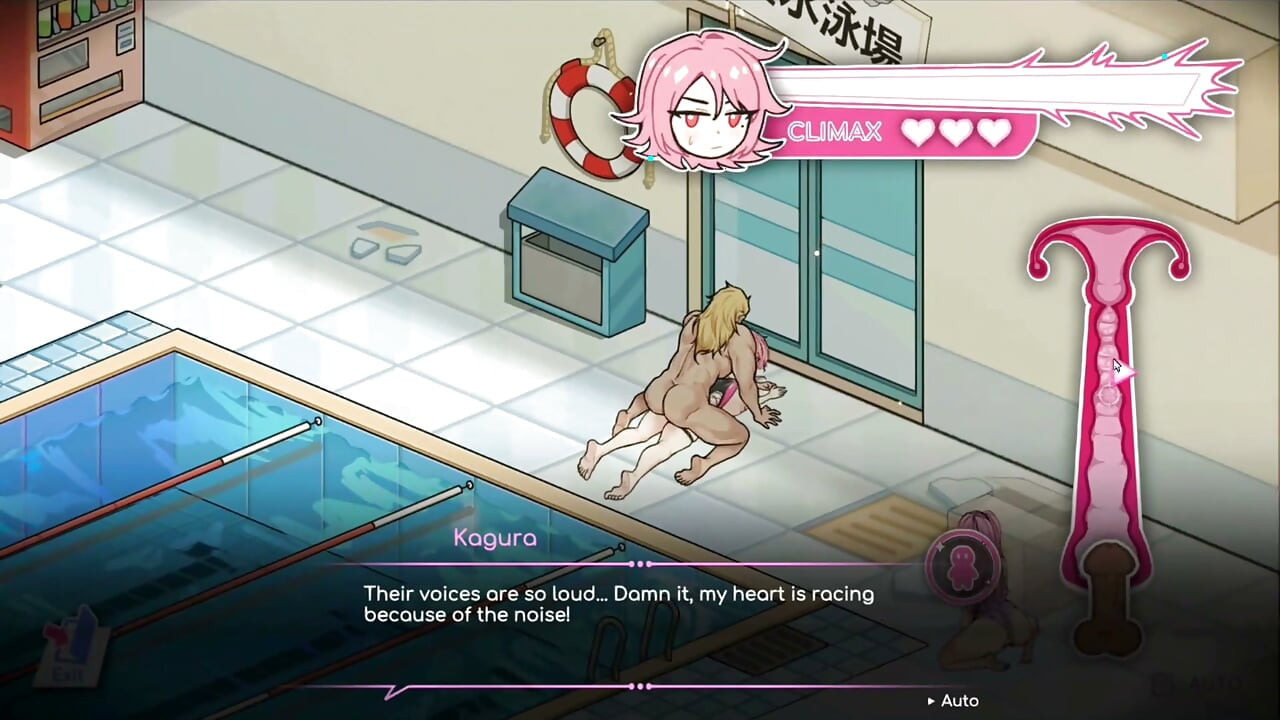 Hentai igra - Minami Hentai galerija scena seks u bazenu 2 - Lifeguard Holic