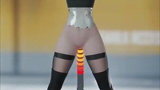 2B fucked in the ass By Sex Robot Version 4