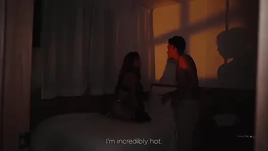Sie lädt ihn ein, die nacht in ihrem zimmer zu verbringen, und er geht zu weit