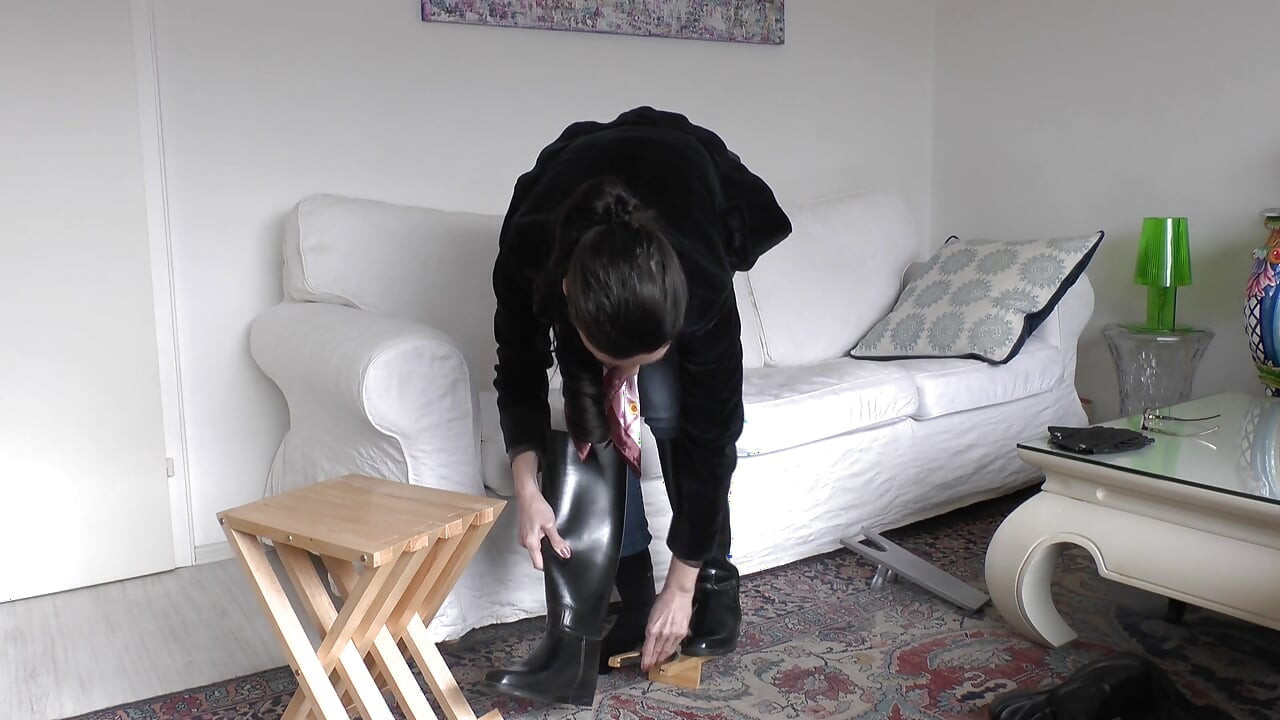 Boot Change and Smelling Black Socks POV, Lady Victoria Valente