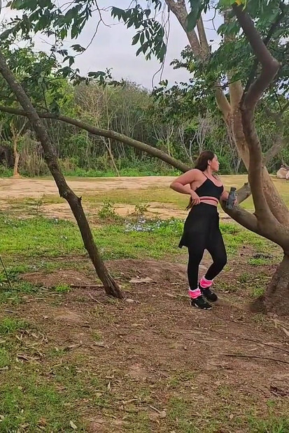 Agatha Breastfeeds in Sex in the Park, with Torn Pants