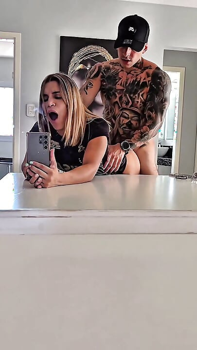 Intense Fucking in Front of the Mirror with Delicious Internal Cumshot Ends in Squirt