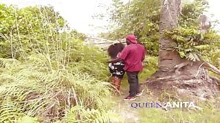 Hot Sex in the Forest with Stepmother