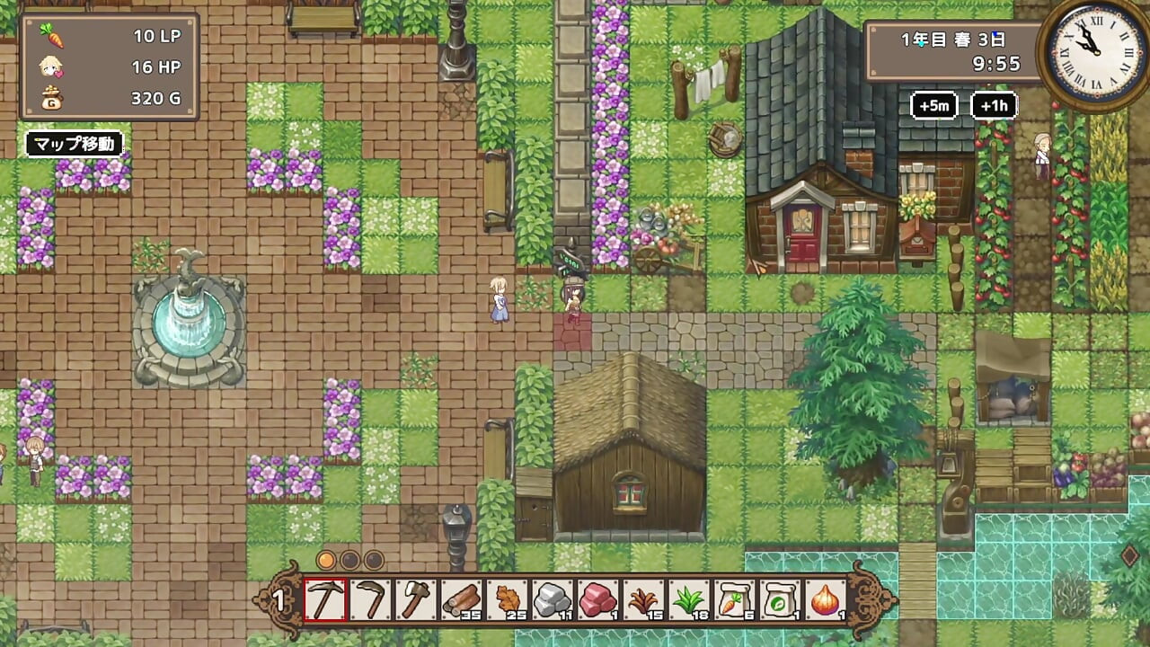 #1 [Yuri Musume Gurashi] Futanari Musume Girl Ranch Life with a Girl! Live video part1