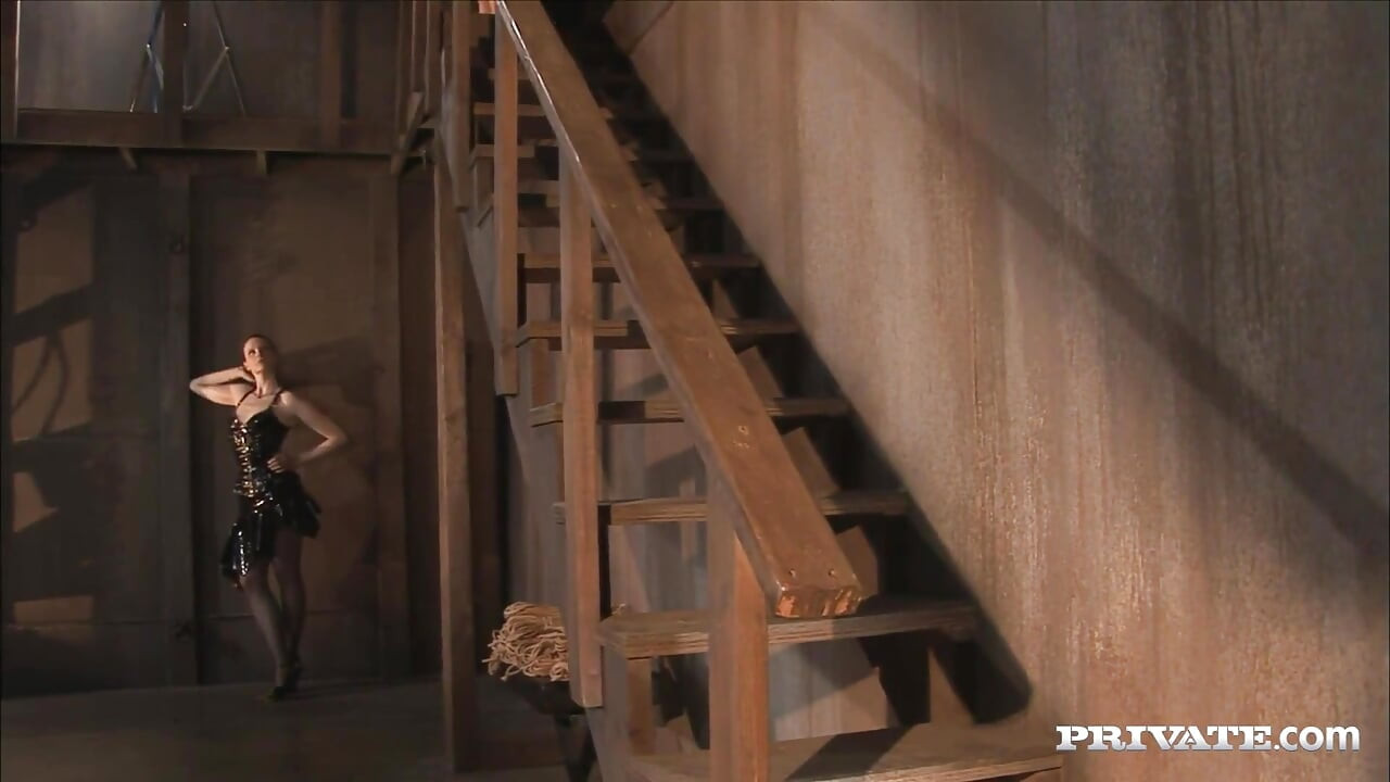 Mr. Marcus leads MILF Flower Tucci down to the sex dungeon