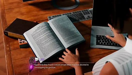 Croft Adventures Game Hentai Пародия Эпизод 5 Лара находит глорихол с большим чёрным членом!