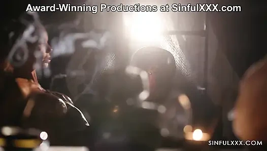 MagnifiScent! Sensual Interracial Session with Miss Sally & Dimitri Shadow for SinfulXXX