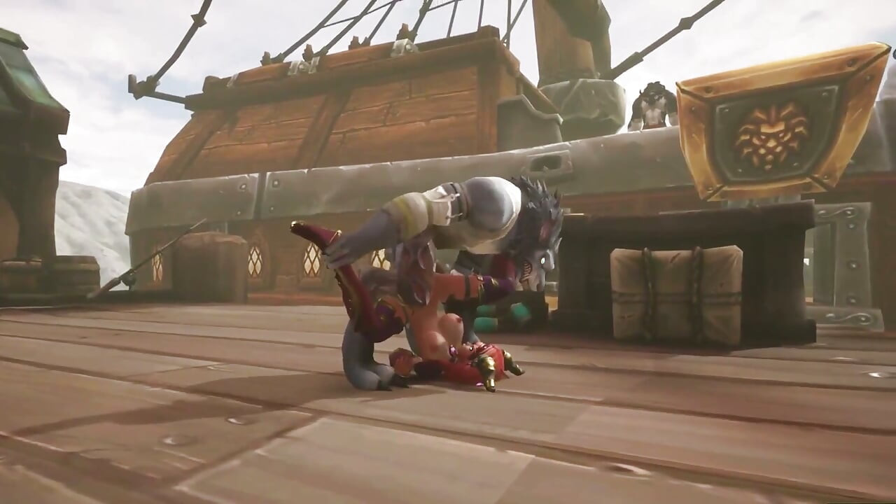 laal baalon vaali yogini aur veyarvolph ke saath haarbar men ek din : warcraft parody