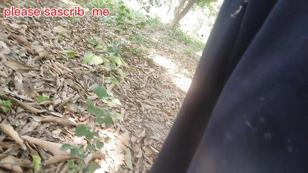 Desi bangali boy in forest fuk tree