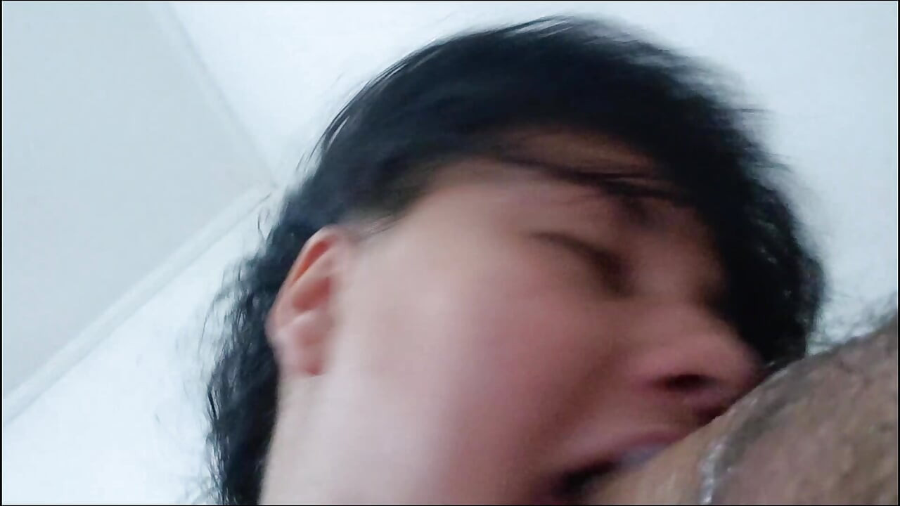 POPPING THAT GREEDY LITTLE MOUTH ON THE STALK OF THE CUCKOLD'S HARD COCK