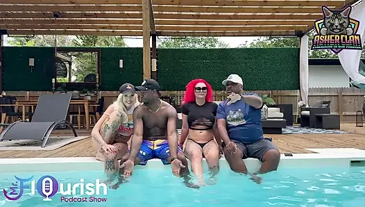 Mrflourish Podcast mit Gast Roxi Keogh, Gigi Patsy und Datjguy in Florida