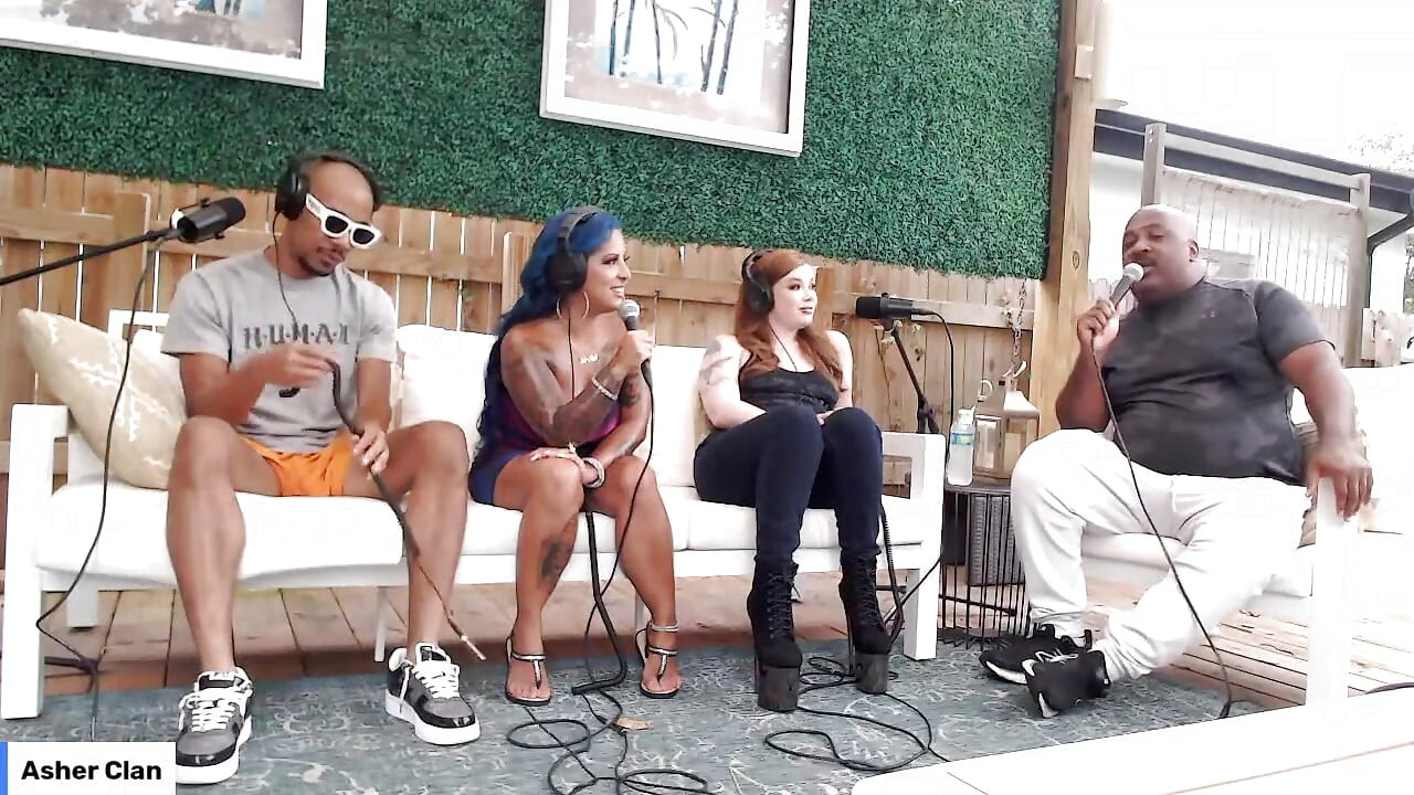 Livestream người lớn chỉ trò chuyện với Barbie Tây Ban Nha, Dwayne Foxx, Mrflourish Podcast Asherclantv