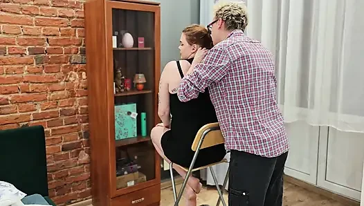 A Romantic Married Couple Returns From the Theater and Begins to Enjoy Each Other. They Kiss, Lick Pussy, and Have Sex