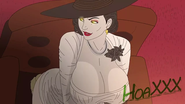 Resident Evil Village - Lady D Facesitting Cartoon