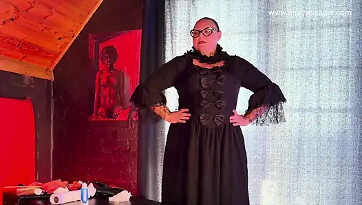 Домина госпожа April - Пытка камерной горничной