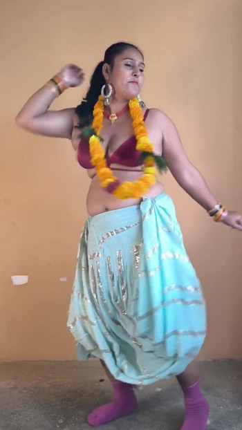 Thrilling moment from "Puja baby dance performance"