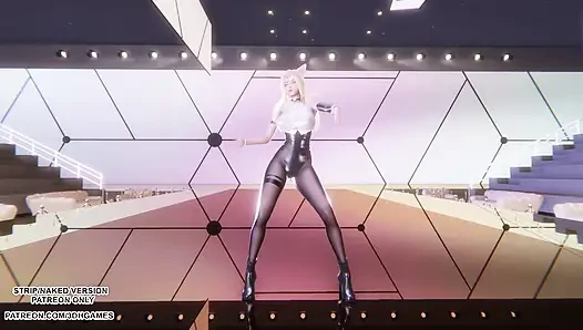 MMD CHUNG HA - СТРЕСС - Сексуальная Ахри, танец Кпоп, лига легенд, хентай без цензуры 4K 60FPS