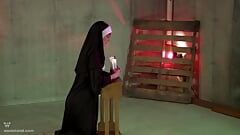 Fantasia de diversão para freira safada e padre com tesão
