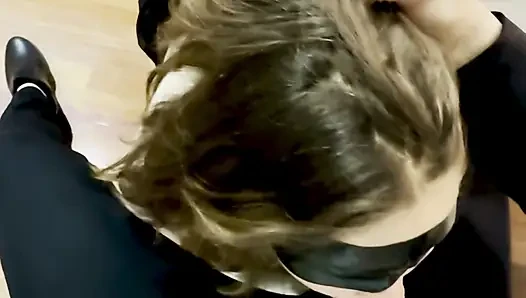 My Secretary Sucks My Cock for a Salary Raise in the Office