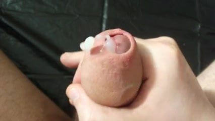 Close up cumshot