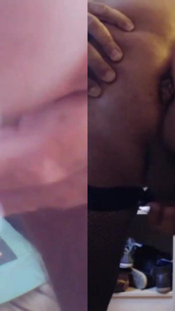 Spectacular moment from "pleasure skype"