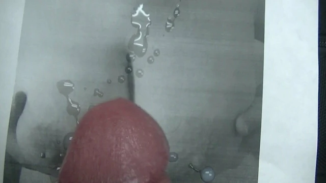 Cum tribute on a large set of knockers