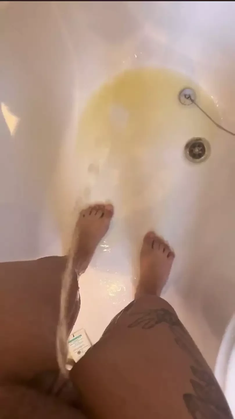 Pee in the shower