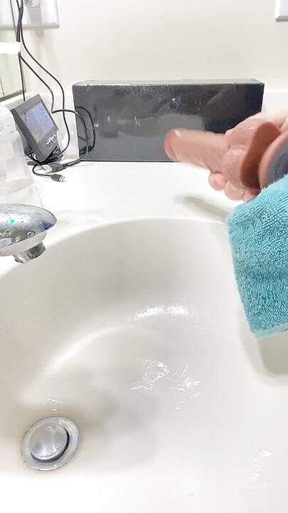 Crossdresser Cleans off Dildo She Just Got Fucked with and the Plays with Her Feet on Foot Fetish