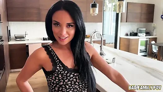 BadFamilyPOV - Anissa Kate's stepson jerks off secretly