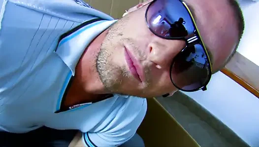 Really rough sex scene with big toys